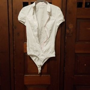 Dress shirt bodysuit